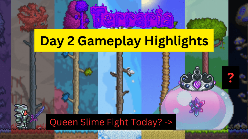 #Terraria Gameplay Highlights: Using Queen Spider Staff/Pirate Staff for Blood Moon (Expert –&nbsp;HM)