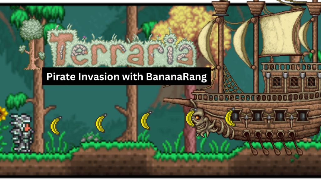 #Terraria Gameplay Highlights: Pirate Invasion (Expert) with BananaRang&nbsp;(Easy)