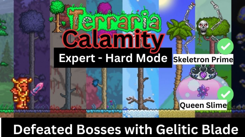 #Terraria #Calamity Gameplay Highlights: Defeating Skeletron Prime Early in Hard Mode (Day&nbsp;2)