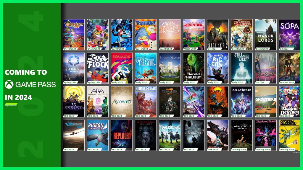 Xbox Game Pass for 2024
