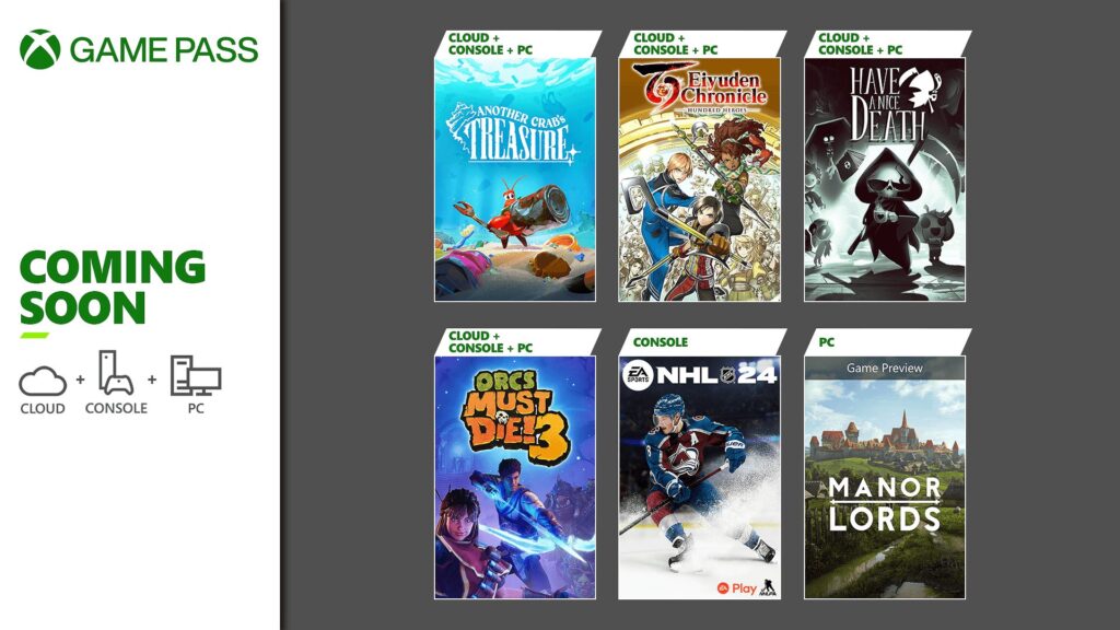 Xbox Game Pass Games rest of April&nbsp;2024