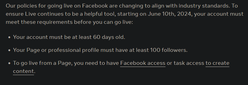 Guess I am done with Facebook&nbsp;Live