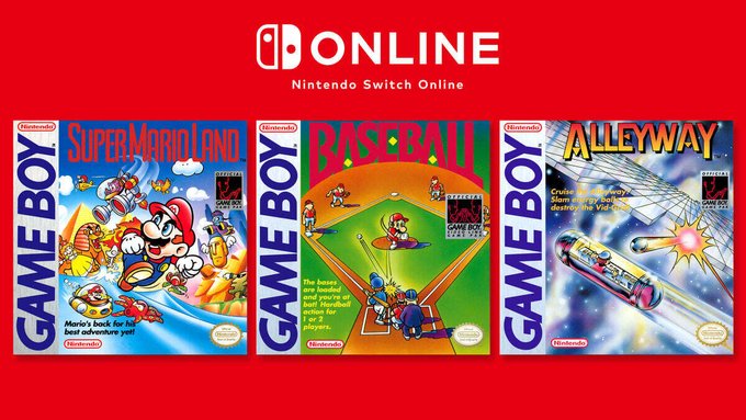 Nintendo Switch Online has added Super Mario Land, Baseball, and Alleyway&nbsp;(Gameboy)