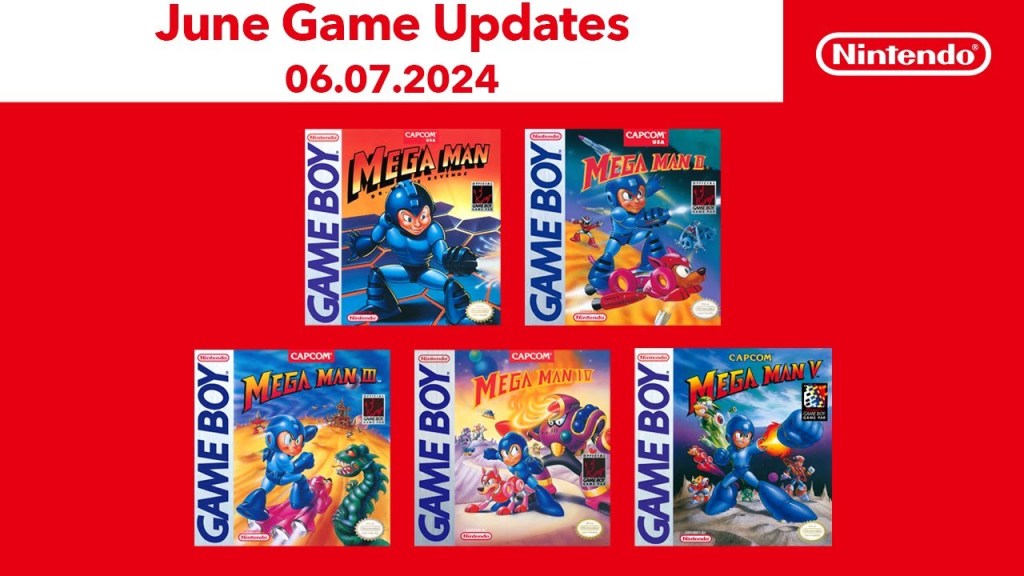 Mega Man titles Game Boy NSO June 2024