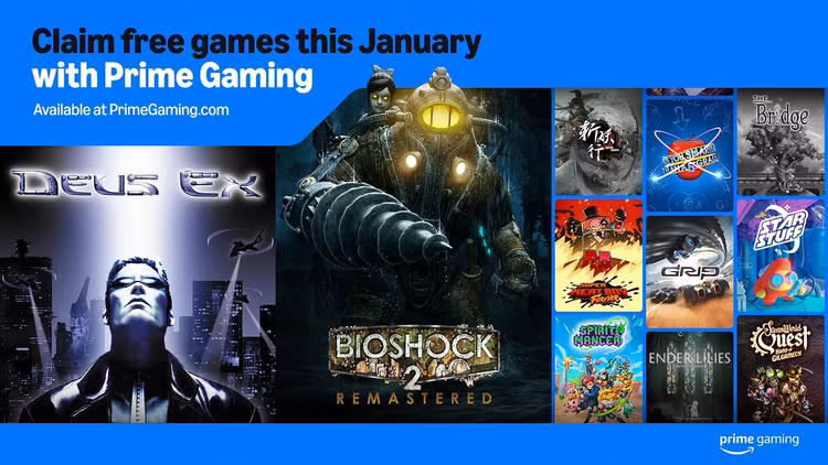 Amazon Prime Gaming has 16 free games for you to play in January&nbsp;2025