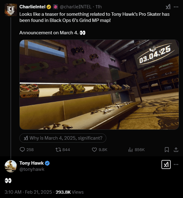 New Tony Hawk Remaster Game could be Coming&nbsp;Soon