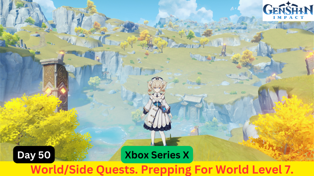 Genshin Impact Live Stream Replay – Got Couple of more World/Side quests done. Getting more 5 star&nbsp;artifacts.