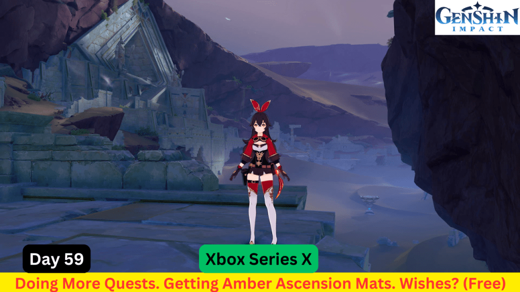 Genshin Impact Live Stream Replay – Getting A Long Desert World Map Quest Done. Got 3 New Characters (1 5-Star) from Wishes&nbsp;(Free).