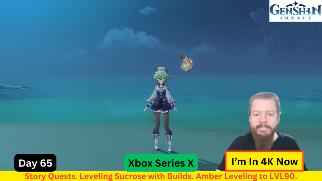 Genshin Impact Live Stream Replay – More Story Quest Done. Leveling Amber to LVL84. Getting More&nbsp;Artifacts.
