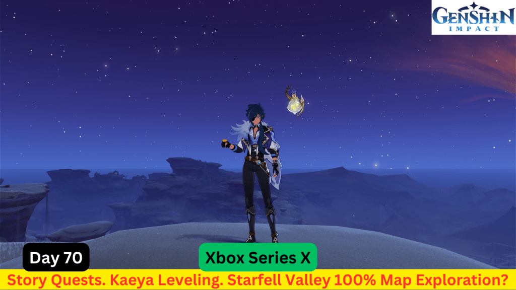 Genshin Impact Live Stream Replay – Story Quest. Kaeya Leveling (LVL82). Map&nbsp;Exploration.