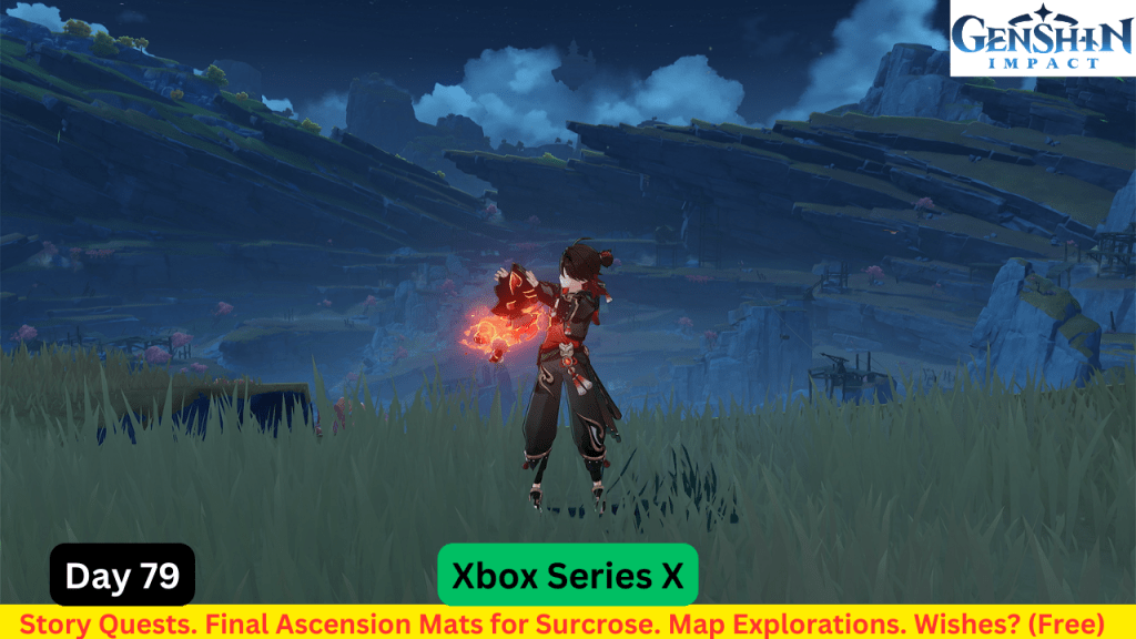 Genshin Impact Live Stream Replay – Yelan Story Quest. Final Ascension Materials for Sucrose. Map Explorations (Bishui Plain&nbsp;90%).