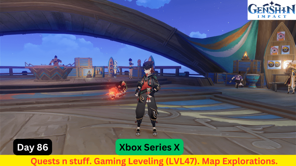 Genshin Impact Live Stream Replay – Quests Being Done. Leveling Character “Gaming” LVL55. More Map&nbsp;Explorations.