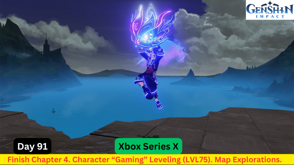 Genshin Impact Live Stream Replay – Finishing up Chapter 4 Act 3-5. Character “Gaming” Leveling (LVL80). Map&nbsp;Explorations.