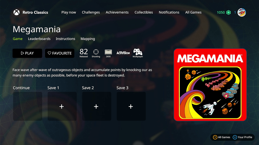 Retro Classics on Xbox