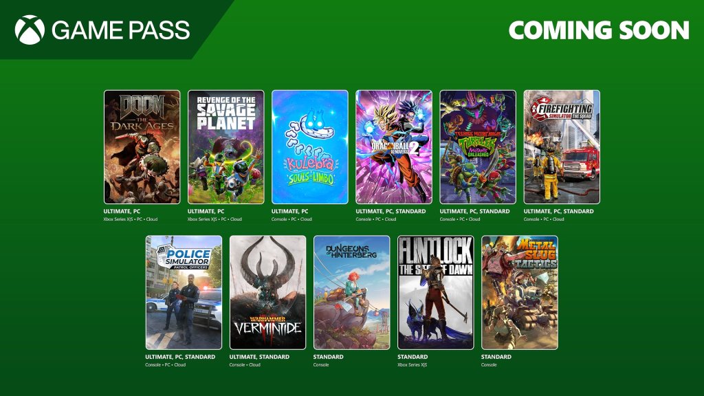 Xbox Game Pass Games (Wave 1) for this&nbsp;month