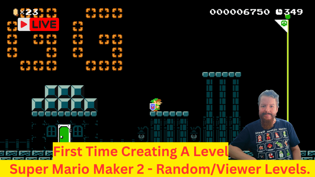 Super Mario Maker 2 Live Stream Replay – Doing More Random & Viewer Levels. Started On Creating My First&nbsp;Level.
