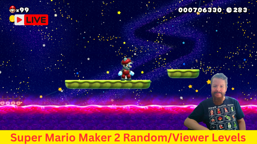 Super Mario Maker 2 Live Stream Replay – Doing More Random and Viewer Levels. More Ninji Speedruns&nbsp;Done.