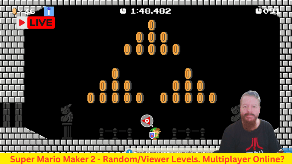 Super Mario Maker 2 Live Stream Replay – Random/Viewer Levels. More Endless Challenges. Variety&nbsp;Friday.
