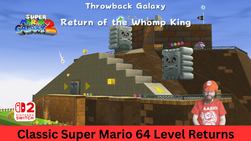 Super Mario Galaxy 2 – Classic Super Mario 64 Level Returns (Whomp&nbsp;King)